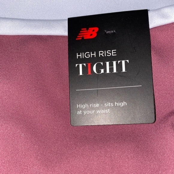 New Balance Fitted Crop‎ Ankle Tight Compression Gym High Waist 7/8 Women L NEW - Picture 7 of 7